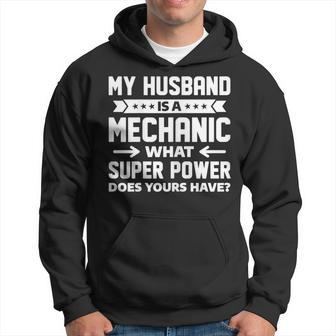 Funny Mechanic Family Gift For Proud Wife Gift For Womens Hoodie | Mazezy