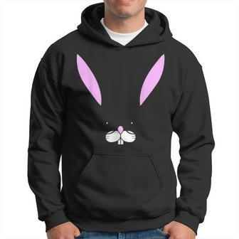 Funny Nerd Bunny Glasses Hipster Rabbit Lover Easter Gifts Hoodie - Seseable