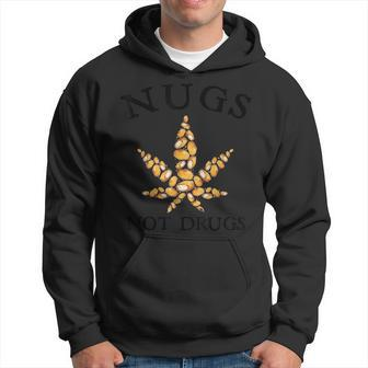 Funny Nugs Not Drugs Delicious Chicken Nugget Bucket Hoodie - Seseable