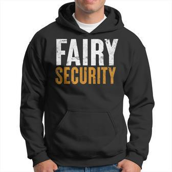 Funny Parents Lazy Easy Costume Fairy Security Halloween Dad Hoodie - Thegiftio UK