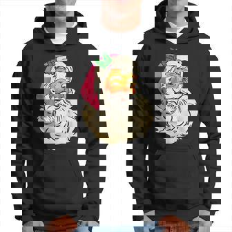 Funny Vintage Pink Santa Claus Pink Christmas Design V3 Men Hoodie Graphic Print Hooded Sweatshirt - Seseable