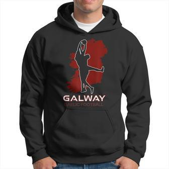 Galway County Irland Sports Fan Irish Gaelic Football Team Hoodie - Seseable