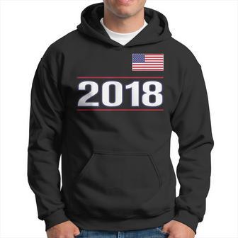 Geburtstag 2018 Hoodie mit Amerikanischer Flagge für Männer und Frauen - Seseable