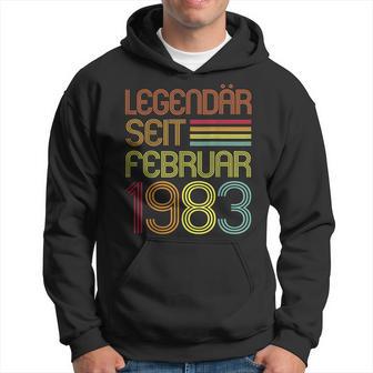 Geburtstag Legendär Seit Februar 1983 40 Years Hoodie - Seseable