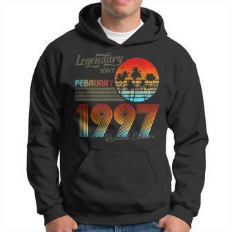 Geburtstags-Legendär Seit Februar 1997 Hoodie - Seseable