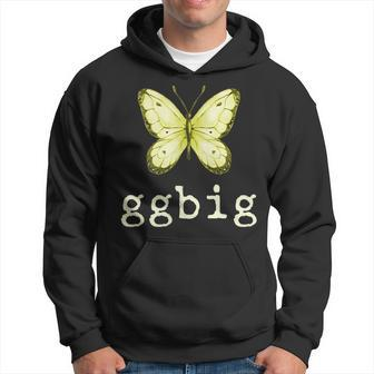 Ggbig Butterfly Sorority Reveal Big Little For Lil Sister Men Hoodie Graphic Print Hooded Sweatshirt - Thegiftio UK