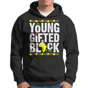 Gifted Young Black Dashiki African Pride History Month Magic V3 Hoodie - Seseable