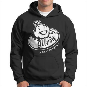 Gilroy Garlic City California Funny Foodie Men Hoodie Graphic Print Hooded Sweatshirt - Seseable