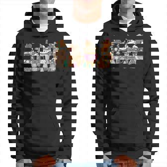 Gingerbread Cookies Christmas Coffee Latte Cozy Winter Hoodie - Thegiftio