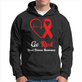 Go Red National Heart Disease Awareness Month Hoodie - Seseable