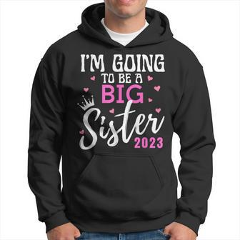Im Going To Be A Big Sister Pregnancy Announcement Promoted Men Hoodie - Thegiftio UK