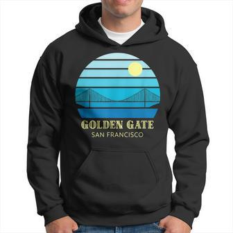 Golden Gate Bridge San Francisco California Men Hoodie Graphic Print Hooded Sweatshirt - Seseable