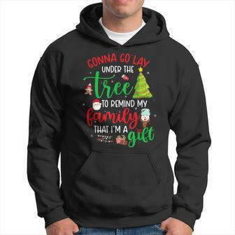 Gonna Go Lay Under The Tree Christmas X Mas Pajama V3 Men Hoodie - Thegiftio UK
