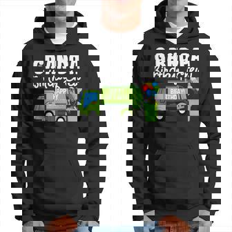Grandpa Birthday Crew Garbage Truck Birthday Party Hoodie | Mazezy