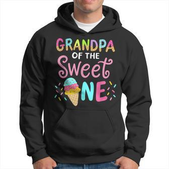Grandpa Of Sweet 1 First Birthday Matching Family Ice Cream Gift For Mens Hoodie | Mazezy UK