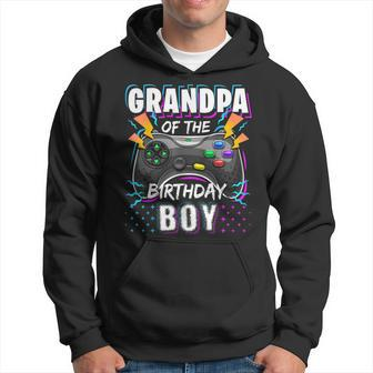 Grandpa Of The Birthday Boy Matching Video Game Birthday Gift For Mens Hoodie | Mazezy