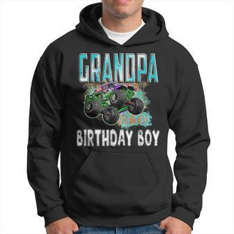 Grandpa Of The Birthday Boy Monster Truck Birthday Boy Hoodie