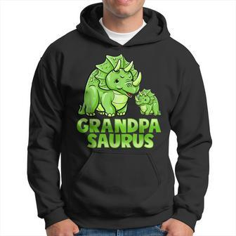 Grandpa Saurus Dinosaur Funny Grandpasaurus For Papa Hoodie | Mazezy