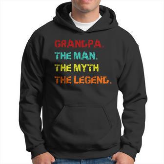 Grandpa The Man The Myth The Legend Hoodie - Monsterry UK