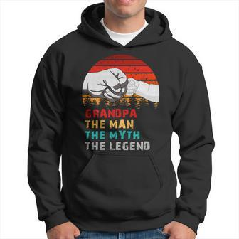Grandpa The Man The Myth The Legend Hoodie - Monsterry UK
