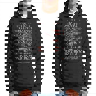 Grandpa Veteran Nothing Scares Me Im A Grandpa And Veteran Gift For Mens Hoodie | Mazezy