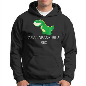 Grandpasaurus Rex Funny Trex Grandpa Dinosaur Pun Hoodie | Mazezy
