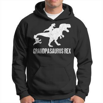 Grandpasaurus T Rex Dinosaur Grandpa Saurus Family Matching Gift For Mens Hoodie | Mazezy