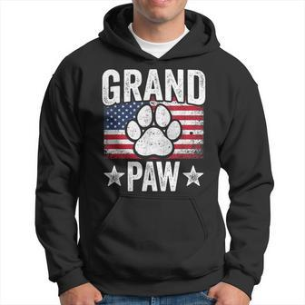 Grandpaw Dog Grandpa Fathers Day Family Grandkids Gift For Mens Hoodie | Mazezy