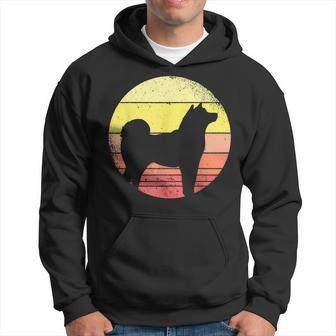 Großer Shiba Inu Silhouette Japan Dogecoin Hund Hoodie - Seseable