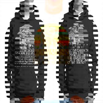 Grumpasaurus Funny Grumpy Grandpa Trex More Rawrsome Gift For Mens Hoodie | Mazezy