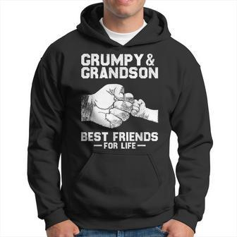 Grumpy And Grandson Best Friends For Life Gift For Grandpa Hoodie | Mazezy