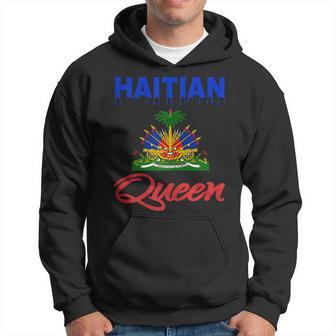 Haitian Queen Dripping Women Perfect Haiti Crown Flag Gift Gift For Womens Hoodie | Mazezy