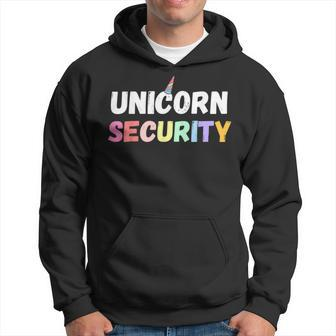 Halloween Mother Daughter Costume Unicorn Security Dad Mom T Hoodie | Mazezy