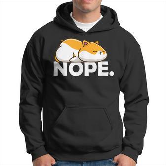 Hamster V3 Men Hoodie Graphic Print Hooded Sweatshirt - Seseable