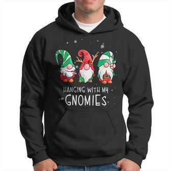 Hanging With My Gnomies Nordic Santa Gnome Christmas Pajama Men Hoodie - Thegiftio UK