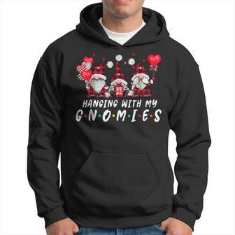 Hanging With My Gnomies Happy Valentines Day Gnome Hoodie - Seseable