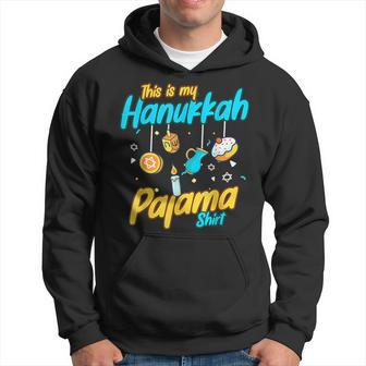 This Is My Hanukkah Pajamakah Hanukkah Pjs Men Hoodie - Thegiftio UK