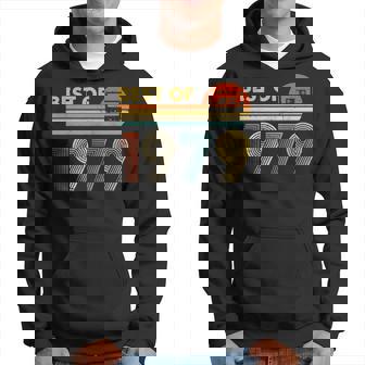 Happy 40Th Birthday Vintage Since 1979 70S Retro Hoodie | Mazezy