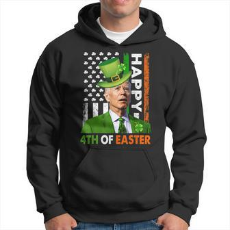 Happy 4Th Of Easter Joe Biden St Patricks Day Leprechaun Hat Hoodie - Seseable