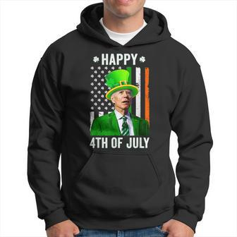 Happy 4Th Of July Joe Biden St Patricks Day Leprechaun Hat V13 Hoodie - Seseable