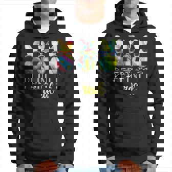 Happy Easter Bunny Egg Hunt Funny Easter Day Peepin It Real Hoodie | Mazezy