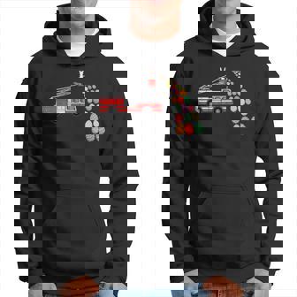 Happy Easter Day Eggs Firefighter Truck Cute Bunny Boys Kids Hoodie | Mazezy