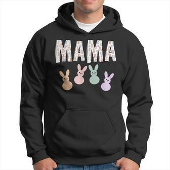 Happy Easter Mama Vibes Cute Bunny Gift Women Mom Mother Hoodie | Mazezy