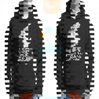 Happy Eastrawr Easter Dinosaur T Rex Egg Hunt Basket Bunny Hoodie - Seseable