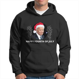 Happy Fourth Of July Biden Christmas Funny Hoodie - Monsterry AU
