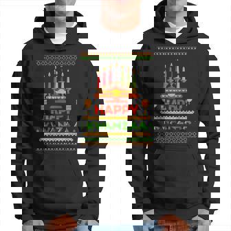 Happy Kwanzaa Kinara Candles African American Christmas Xmas V2 Men Hoodie - Thegiftio