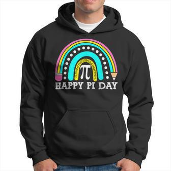 Happy Pi Day Mathematic Math Teacher Nerd Leopard Rainbow Hoodie - Seseable