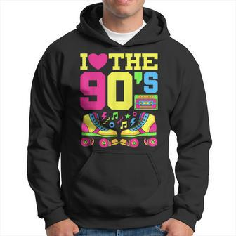 Heart 90S 1990S Fashion Theme Party Outfit Nineties Costume Hoodie | Mazezy