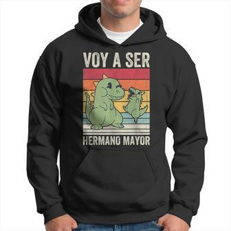 Hermano Mayor Dinosaurio Voy A Ser Hermano Mayor Hoodie | Mazezy