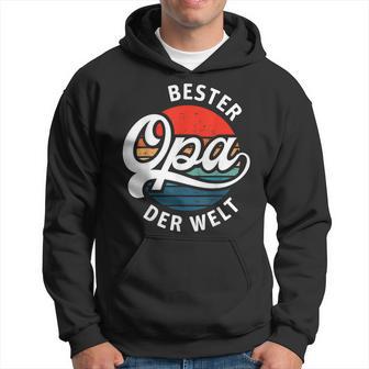 Herren Bester Opa Der Welt Retro Motiv Für Den Besten Opi Hoodie - Seseable